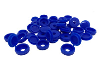 Hinged Screw Cover Caps 6g-8g Blue